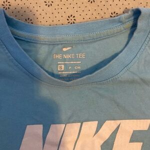 Nike Light Blue Graphic Tee